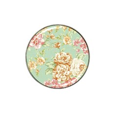 Vintage Pastel Flower Hat Clip Ball Marker (4 Pack) by Brittlevirginclothing