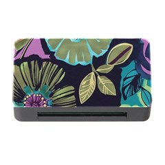 Dark Lila Flower Memory Card Reader With Cf by Brittlevirginclothing