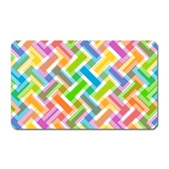 Abstract Pattern Colorful Wallpaper Magnet (rectangular) by Amaryn4rt