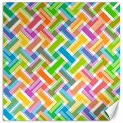 Abstract Pattern Colorful Wallpaper Canvas 16  X 16  