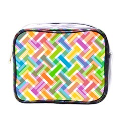 Abstract Pattern Colorful Wallpaper Mini Toiletries Bags by Amaryn4rt