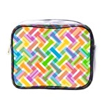 Abstract Pattern Colorful Wallpaper Mini Toiletries Bags Front