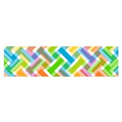 Abstract Pattern Colorful Wallpaper Satin Scarf (oblong)