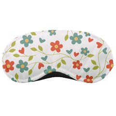 Abstract Vintage Flower Floral Pattern Sleeping Masks by Amaryn4rt