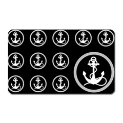 Anchor Pattern Magnet (rectangular) by Amaryn4rt