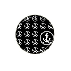 Anchor Pattern Hat Clip Ball Marker