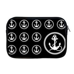 Anchor Pattern Apple Macbook Pro 17  Zipper Case by Amaryn4rt