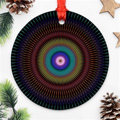 Artskop Kaleidoscope Pattern Ornamen Mantra Ornament (round)