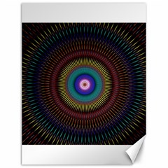 Artskop Kaleidoscope Pattern Ornamen Mantra Canvas 12  X 16  