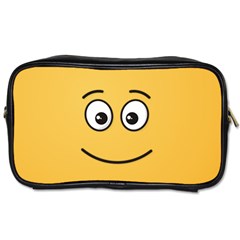 Smiling Face With Open Eyes Toiletries Bags 2-side by sifis