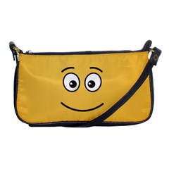 Smiling Face With Open Eyes Shoulder Clutch Bags by sifis