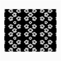 Dark Floral Small Glasses Cloth (2-side) by dflcprints