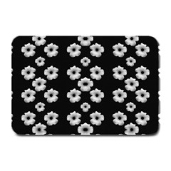 Dark Floral Plate Mats by dflcprints