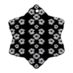 Dark Floral Ornament (snowflake) by dflcprints