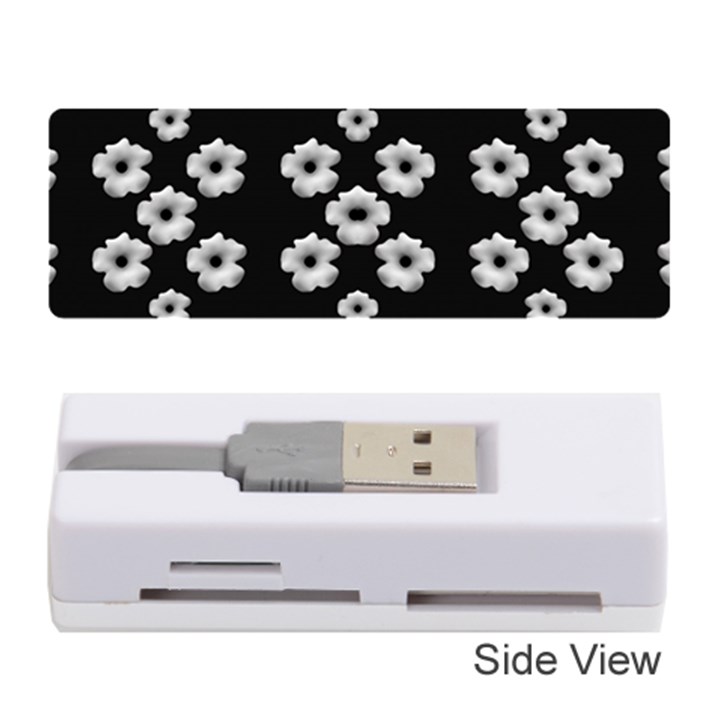 Dark Floral Memory Card Reader (Stick) 