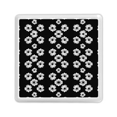 Dark Floral Memory Card Reader (square)  by dflcprints