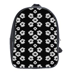 Dark Floral School Bags (xl)  by dflcprints