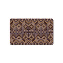 Aztec Pattern Magnet (name Card) by Amaryn4rt