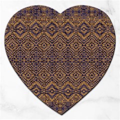 Aztec Pattern Jigsaw Puzzle (heart) by Amaryn4rt