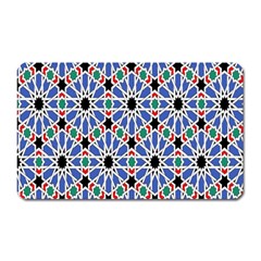 Background Pattern Geometric Magnet (rectangular)