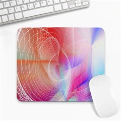 Background Nebulous Fog Rings Large Mousepads by Amaryn4rt