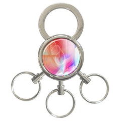 Background Nebulous Fog Rings 3-ring Key Chains by Amaryn4rt