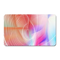 Background Nebulous Fog Rings Magnet (rectangular) by Amaryn4rt