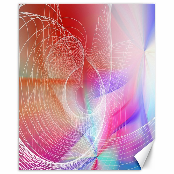 Background Nebulous Fog Rings Canvas 16  x 20  