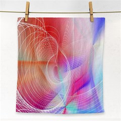 Background Nebulous Fog Rings Face Towel by Amaryn4rt