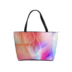 Background Nebulous Fog Rings Shoulder Handbags by Amaryn4rt