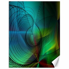 Background Nebulous Fog Rings Canvas 18  X 24  