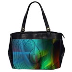 Background Nebulous Fog Rings Office Handbags (2 Sides)  Front