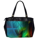 Background Nebulous Fog Rings Office Handbags (2 Sides)  Back