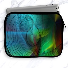 Background Nebulous Fog Rings Apple Ipad 2/3/4 Zipper Cases by Amaryn4rt