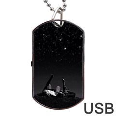 Frontline Midnight View Dog Tag Usb Flash (two Sides) by FrontlineS