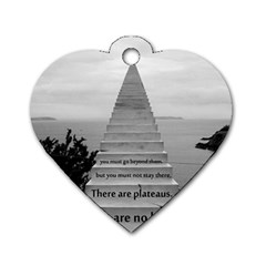 Steps To Success Follow Dog Tag Heart (two Sides) by FrontlineS