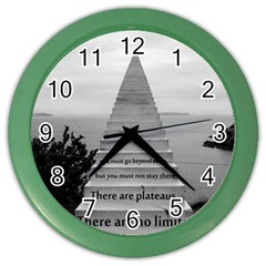 Steps To Success Follow Color Wall Clocks by FrontlineS