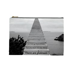 Steps To Success Follow Cosmetic Bag (large)  by FrontlineS