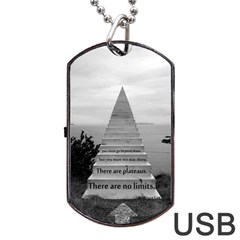 Steps To Success Follow Dog Tag Usb Flash (one Side) by FrontlineS