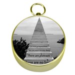 Steps to success follow Gold Compasses Front