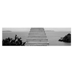 Steps to success follow Satin Scarf (Oblong) Front