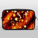 Background Pattern Lines Oval Toiletries Bags Front