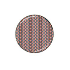 Background Pattern Texture Hat Clip Ball Marker (4 Pack)