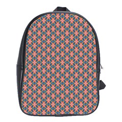 Background Pattern Texture School Bags(large) 