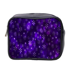 Bokeh Background Texture Stars Mini Toiletries Bag 2-side