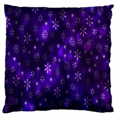 Bokeh Background Texture Stars Large Cushion Case (one Side) by Amaryn4rt