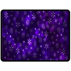 Bokeh Background Texture Stars Double Sided Fleece Blanket (large)  by Amaryn4rt