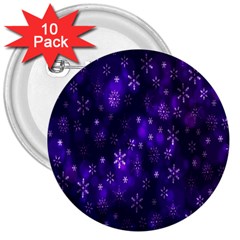 Bokeh Background Texture Stars 3  Buttons (10 Pack) 