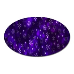 Bokeh Background Texture Stars Oval Magnet by Amaryn4rt