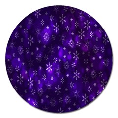 Bokeh Background Texture Stars Magnet 5  (round) by Amaryn4rt